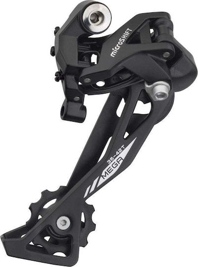 Microshift XLE RD-M62L Οπίσθιο Σασμάν Ποδηλάτου Μακρύ (SGS) 10 Ταχυτήτων