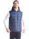 Ärmellos Jacke Puffer Blau
