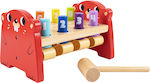 Tooky Toys Πάγκος με Αριθμούς & Σφυράκι από Ξύλο για 12+ Μηνών