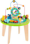 Tooky Toys Activity Table made of Wood for 24++ Months