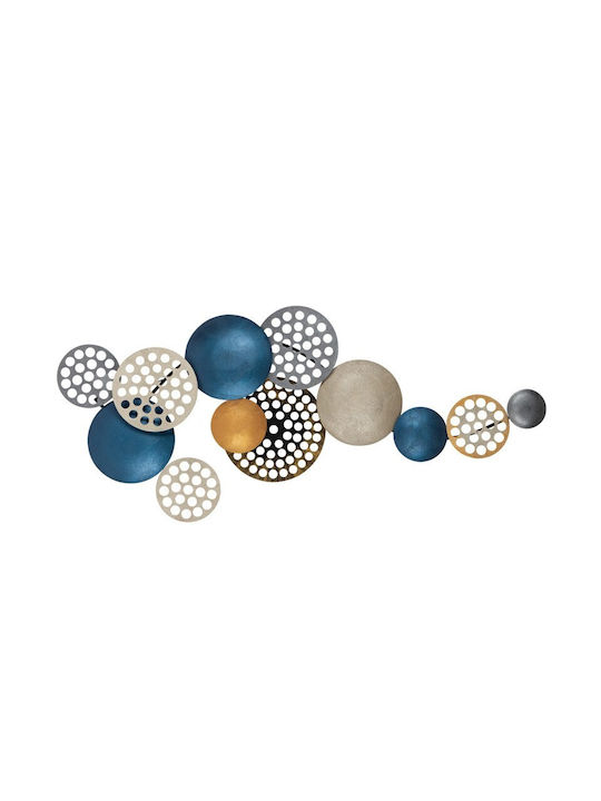 Homeplus Metallic Wall Ornament 90x8x42cm