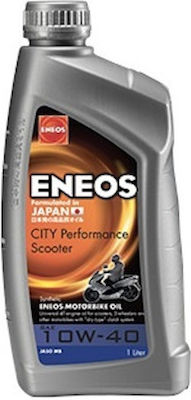 Eneos City Perfomance Scooter Motorcycle Oil for Four-Stroke Engines 10W-40 1lt