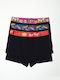 Hot Dog Ανδρικά Μποξεράκια Navy Blue/Black 3Pack