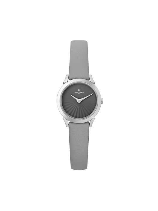 Pierre Cardin Watch with Silver Leather Strap