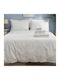 Charalambidis Textiles Duvet Cover Double 200x240 Salonica White