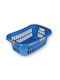Viomes Storage Basket Plastic Blue 14lt 1pcs