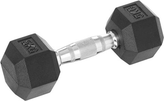 inSPORTline Haltere Hexagonale Din Cauciuc 1 x 5kg