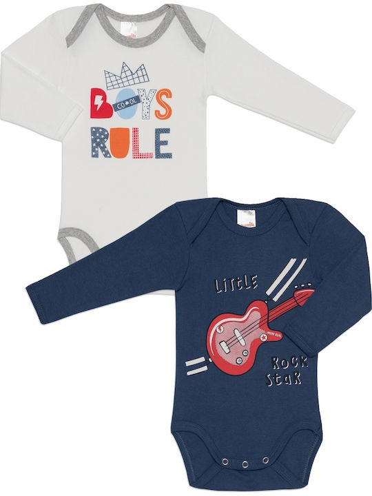 Minerva Rock Star Long-Sleeved Multicolour 2pcs