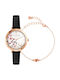 Ted Baker Ammy Hearts Women's Watch with Black Leather Strap