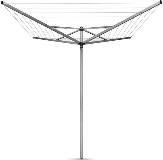 Brabantia Topspinner Rotary Dryer Metallic Folding Floor Clothes Drying Rack with Hanging Length 40m Brabantia Topspinner Rotary Dryer Metallic Folding Floor Clothes Drying Rack with Hanging Length 40m