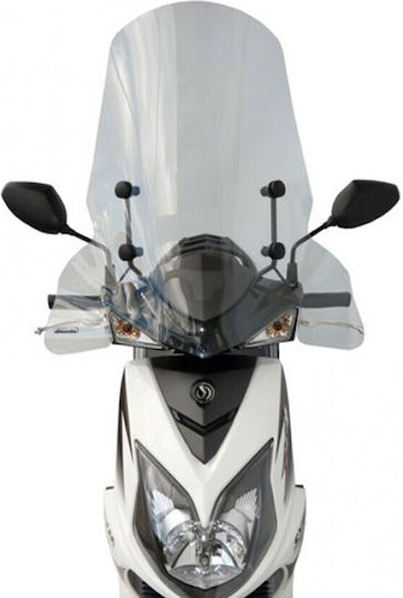 Fabbri Vizieră transparentă motocicletă pentru Sym Jet 4 / Simfonia 125 / Simfonia 50 / Simfonia SR 150 2745/A
