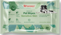 Pet Interest 20 Wipes