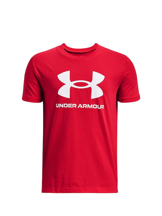 Under Armour Kinder T-shirt Rot
