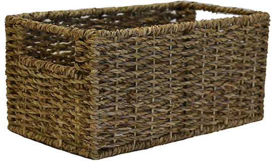 Atmosphera Dekorativer Korb Korbweide mit Griffen Braun 25x14x12.5cm