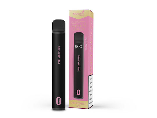 Omerta Einweg-E-Zigarette 900 Einweg-E-Zigaretten Pink Lemonade 2ml 20mg Rosa