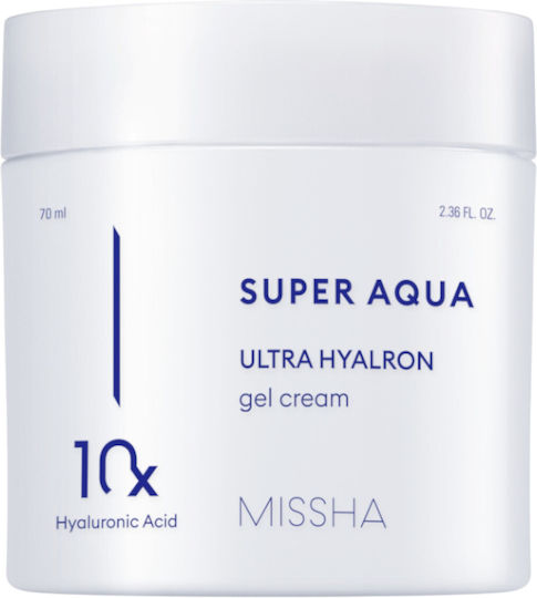 Missha Super Aqua Ultra Hyalon Хидратиращ Крем За Лице С Хиалуронова Киселина 70мл