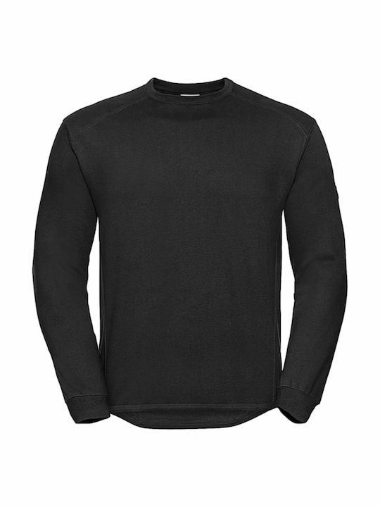 Russell Athletic R-013M-0 Long Sleeve Work Sweatshirt Black