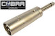 Cobra Μετατροπέας XLR male σε 6.3mm male Ασημί 1τμχ CKX-036