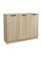 Sideboard Wooden Sonoma Oak 90.5x30x70cm