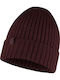 Norval Merino Hat Шапка Мъжки Шапка с Ребреста Плетка в Бордо цвят