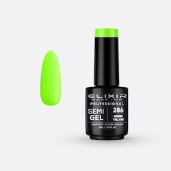 Elixir Semi Gel Полутраен Лак За Нокти 286 Зеле...