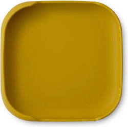 Interbaby Baby Food Plate made of Silicone Orange SI005-75