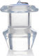 Master Series Ass Bung Clear Hollow Anal Plug XLarge Transparent