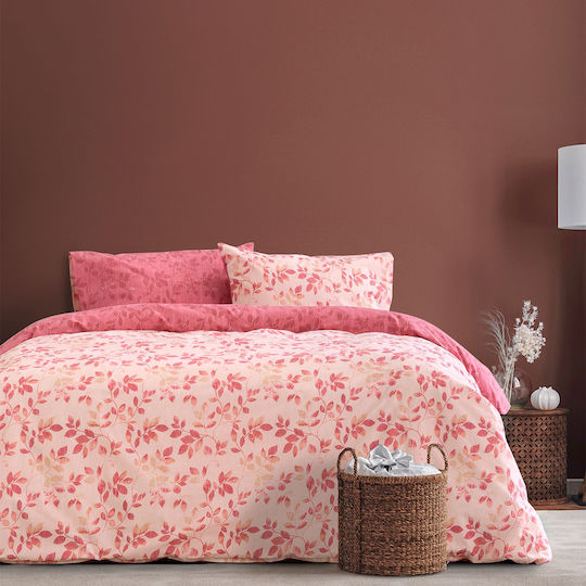 Kocoon Комплект Плик за Завивка Кинг Сайз с 2 Калъфки 225x245 Fall Розов