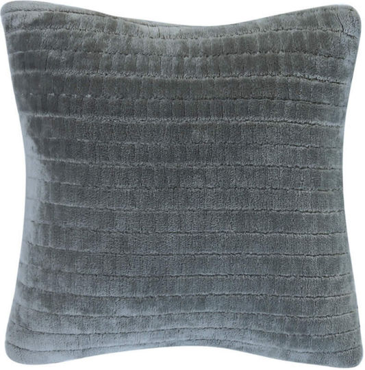 Kentia Калъф За Възглавница Harlow Флийс 22 Сив 45x45см