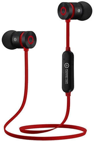 Powerton W2 Wireless In-Ear Bluetooth-Freisprecheinrichtung Kopfhörer Rot