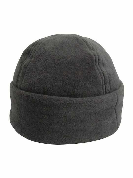 Fleece Beanie Cap Gray