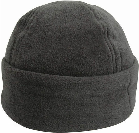 Fleece Beanie Cap Gray
