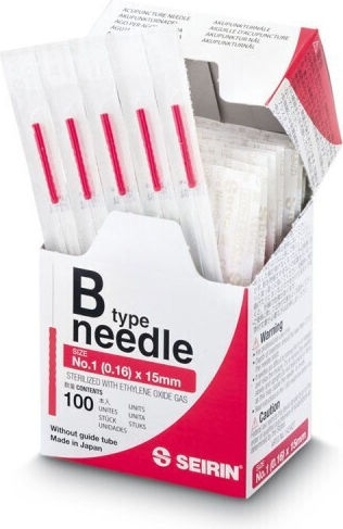 Seirin B-Type Βελόνες Βελονισμού 0,35 x 50mmmm 100τμχ