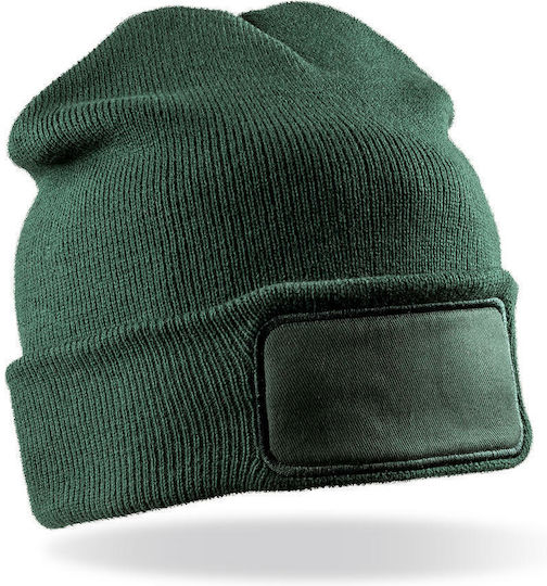 Knitted Beanie Cap Green