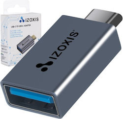 Izoxis Izoxis USB-C Мъжки към USB-A Женски Izoxis Izoxis USB-C Мъжки към USB-A Женски