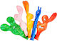 Set of 5 Balloons Latex Multicolor Jumbo Animals 90cm