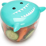 Melii Shark Πλαστικό Παιδικό Σετ Φαγητού 0.232lt Γαλάζιο