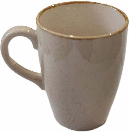 Max Home Mood Lima Becher aus Porzellan Beige 350ml Max Home Mood Lima Becher aus Porzellan Beige 350ml