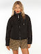 Women's Short Puffer Jacket for Winter Black