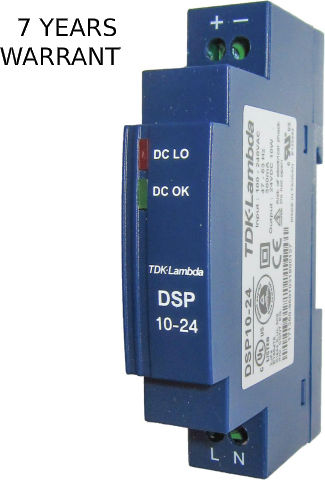 TDK-Lambda Sursă de Alimentare pe Șină DIN cu Ieșire 24V și Putere 10W