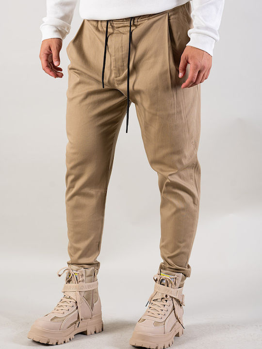 Rose & Cigar Παντελόνι Camel Beige