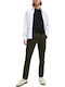Mott Chino Elastic Trousers In Slim Fit Khaki