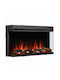 Richen 3D R-EF 407A Montat pe perete Șemineu electric 2000W 110x59cm Negru