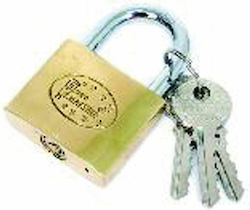 TopStrong Padlock Brass with Key 50mm 1pcs