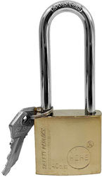 Steel Padlock Lengthened with Key 40mm 1pcs