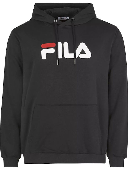 FILA BARUMINI Φούτερ με Κουκούλα Μαύρο