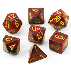 Chessex Speckled Polyhedral Dice Mercury 7pcs 25323