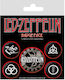 Pyramid International Badge Led Zeppelin Set of...