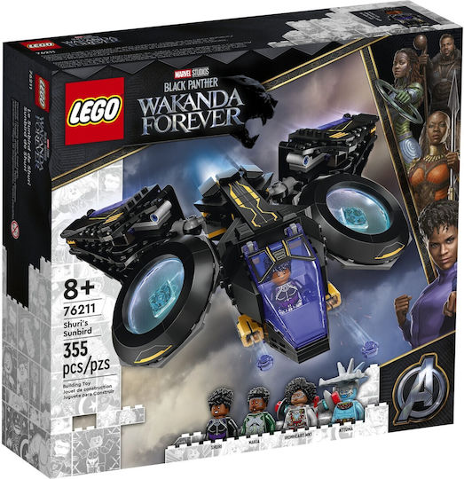LEGO Marvel Shuri's Sunbird For Age 8+
