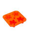 SoftBowl Star Φόρμα Ζαχαροπλαστικής για Σοκολατάκια από Σιλικόνη 4 Θέσεων 16.7x16.7x3εκ.